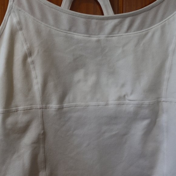 Calvin Klein White Performance Racer Back Tank Top XL - Picture 3 of 10